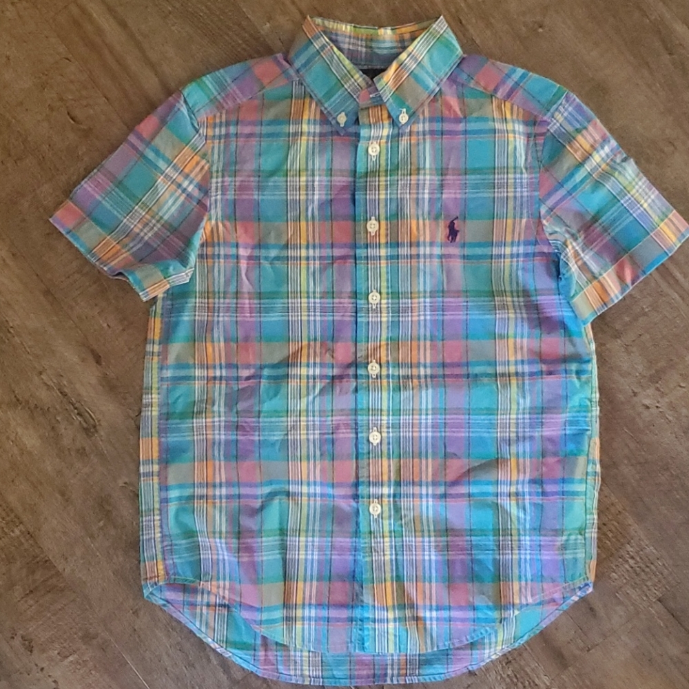 Little Boys Ralph Lauren Button Up